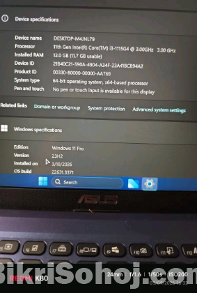 ইমার্জেন্সি : asus x515ea 11 gen